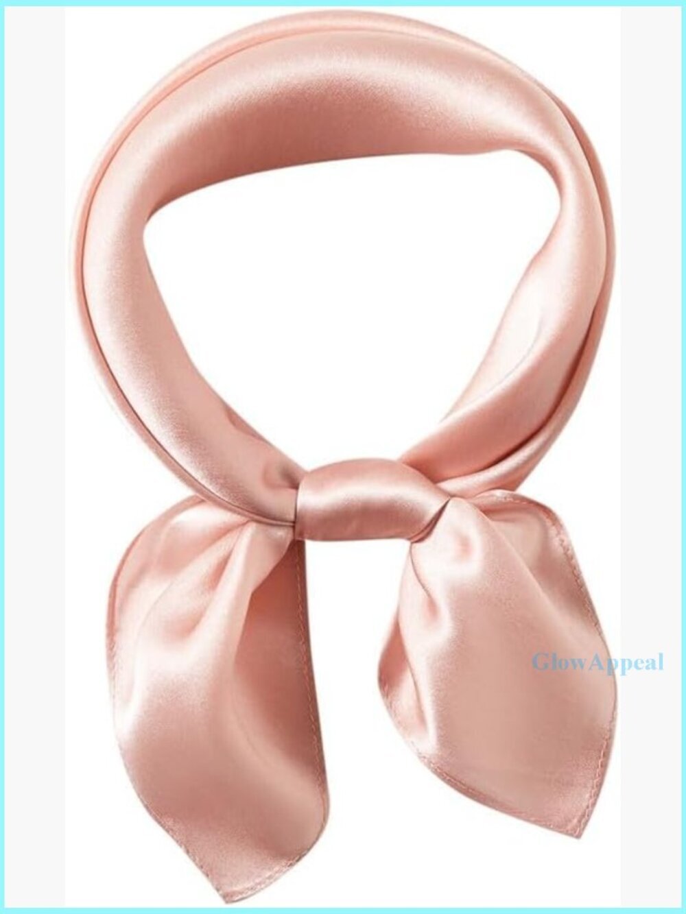 21x21 Mulberry Silk Scarf Hair Wrap Head Scarf Lightweight Square Neckerchief